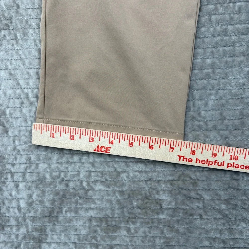 J. Crew Flex Slim Chino Pants Tan Khaki‎ Mens W34 L30 Straight Leg Casual